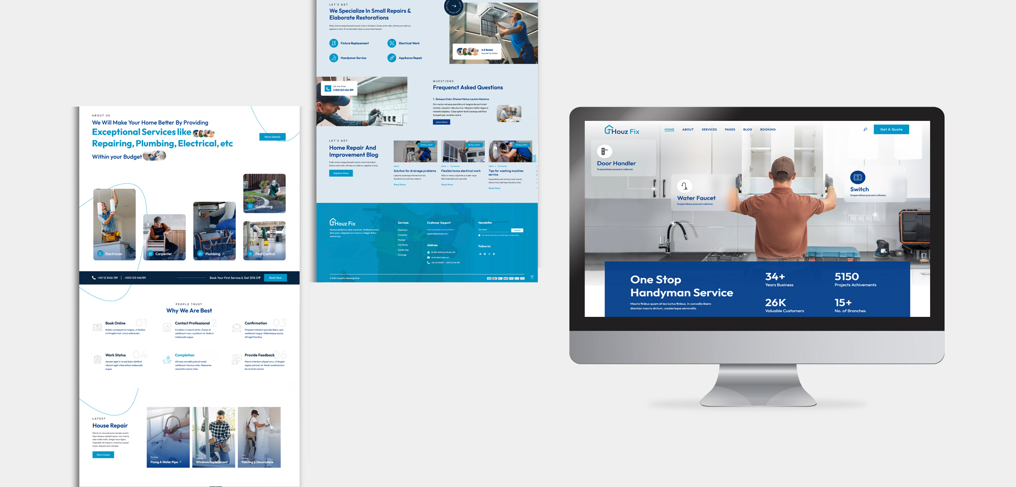 Handyman website example